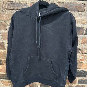 Aritzia TNA Cozy Fleece Hoodie + Boyfriend Jogger Set Black Size Medium
